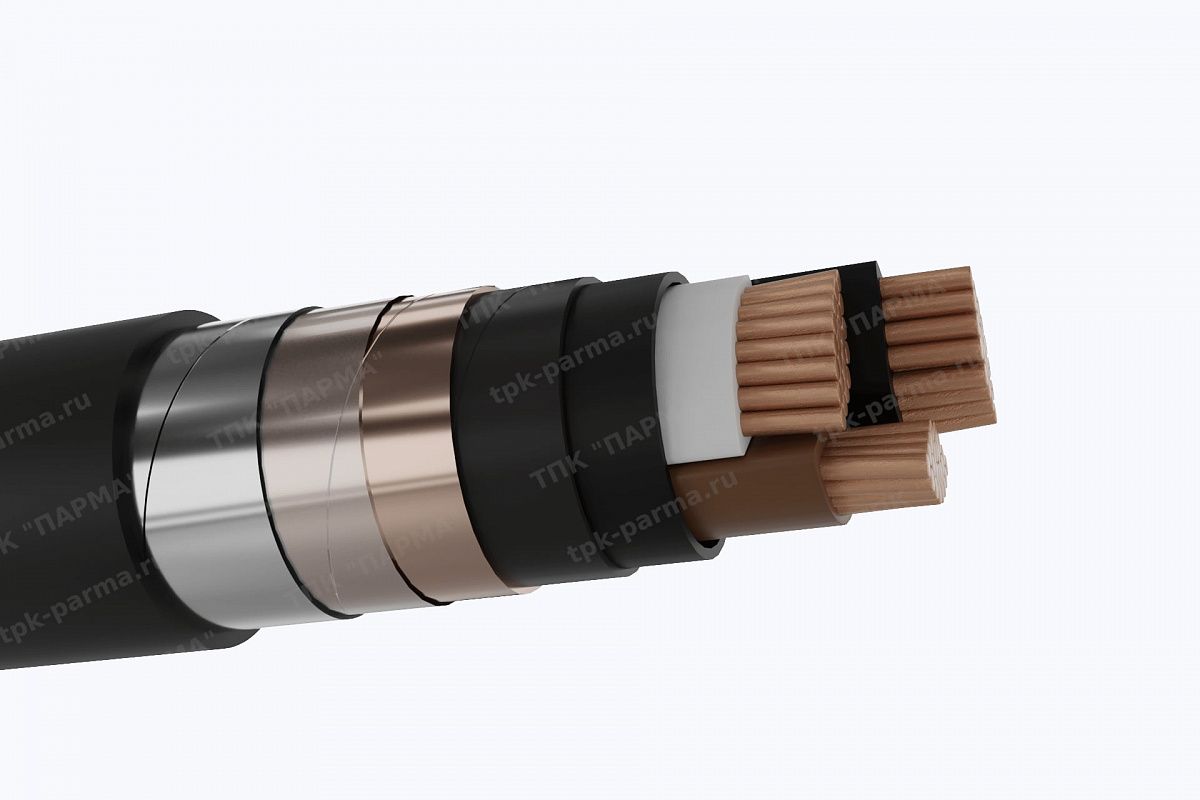 Фотография провода Кабель ВБбШвнг-ХЛ 3х240 - 6кВ