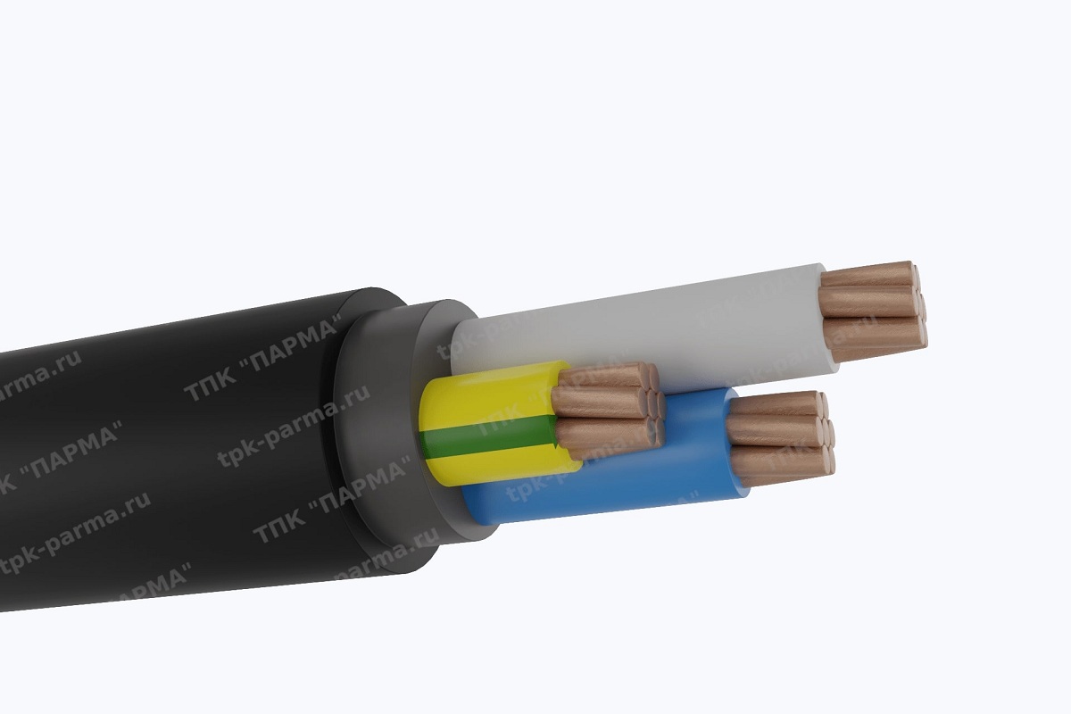 Фотография провода Кабель ППГнг(A)-HF 3х6