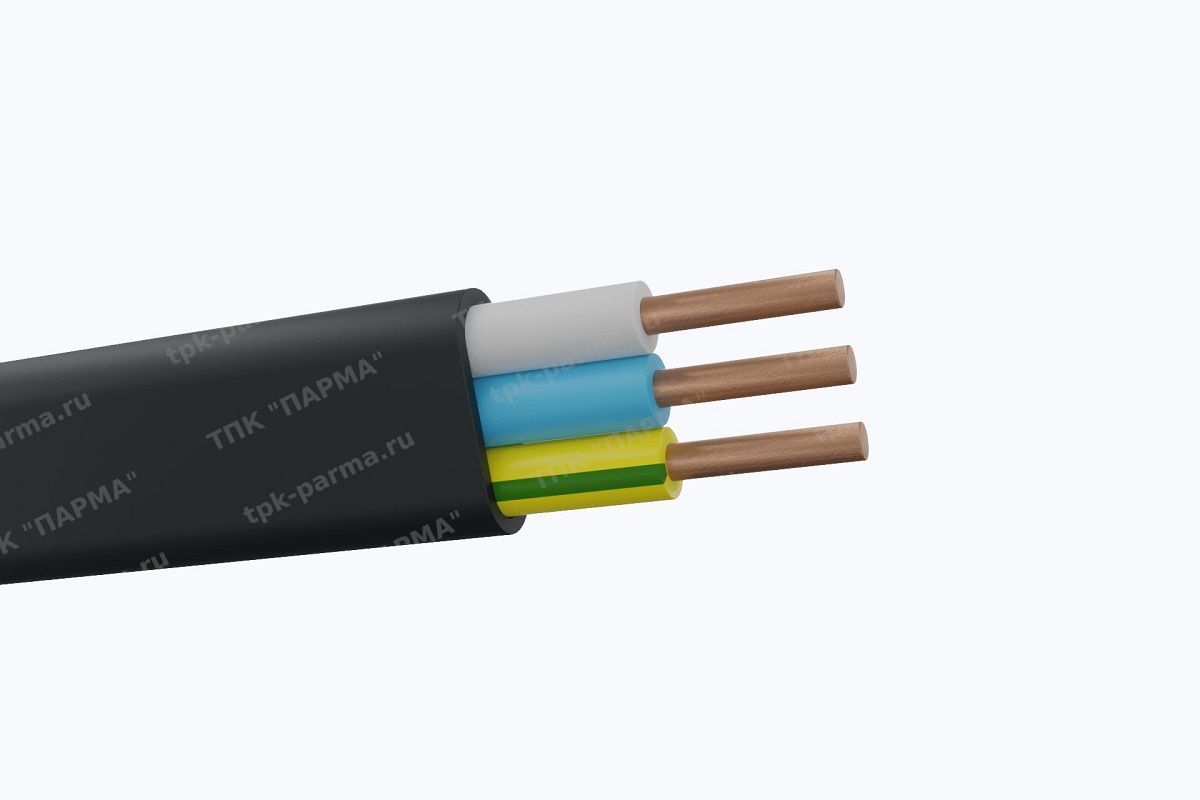 Фотография провода Кабель ВВГнг-LS-П 2х10 - 1кВ